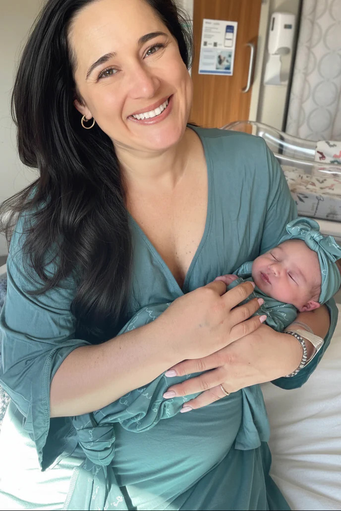 Bamboo Knit Maternity Robe | Solids | Caden Lane