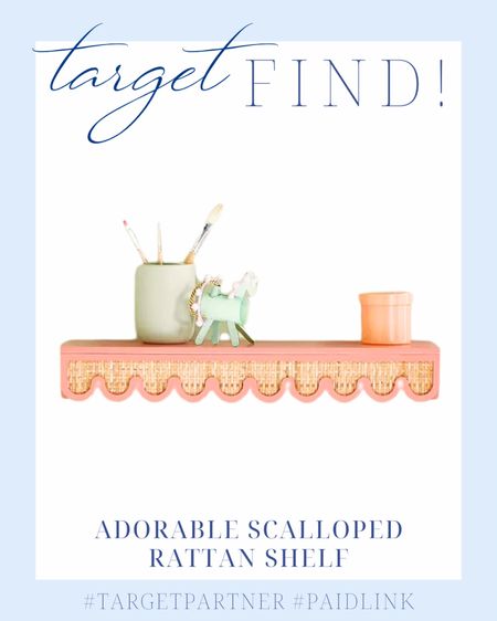this scalloped rattan shelf is perfect for a little girl’s room! The quality is amazing! 

target finds | kids | shelf | books | nursery | playroom | girls | boys | children | rattan | scalloped | coastal | southern | preppy | pink 

#LTKKids #LTKFamily #LTKHome