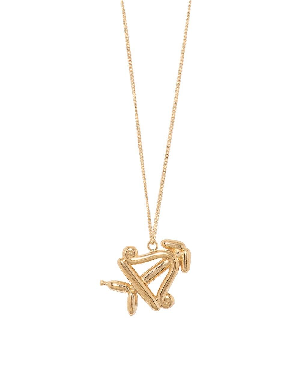 Women's Zodiac Balloon 14K Gold-Plated Pendant Necklace - Sagittarius | Saks Fifth Avenue