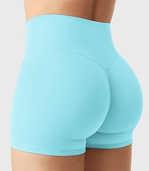 High Waisted, Hidden Scrunch, Buttery Soft, Stretchy, Booty Biker, Gym, Yoga, volleyball, Elysina... | Amazon (US)