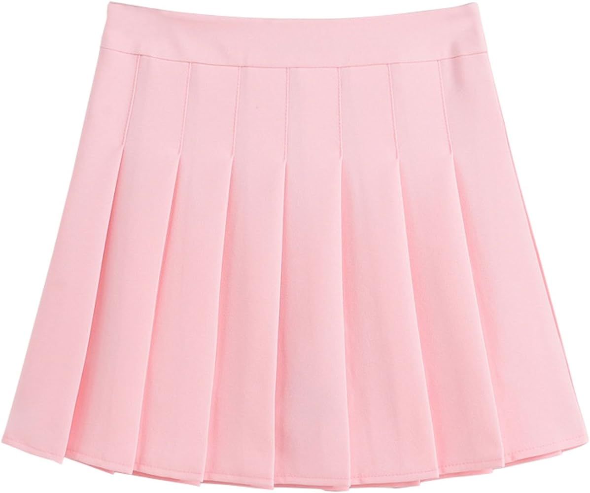 chouyatou Women's Simple High Waist All Around Pleated A-Line Skirt | Amazon (US)