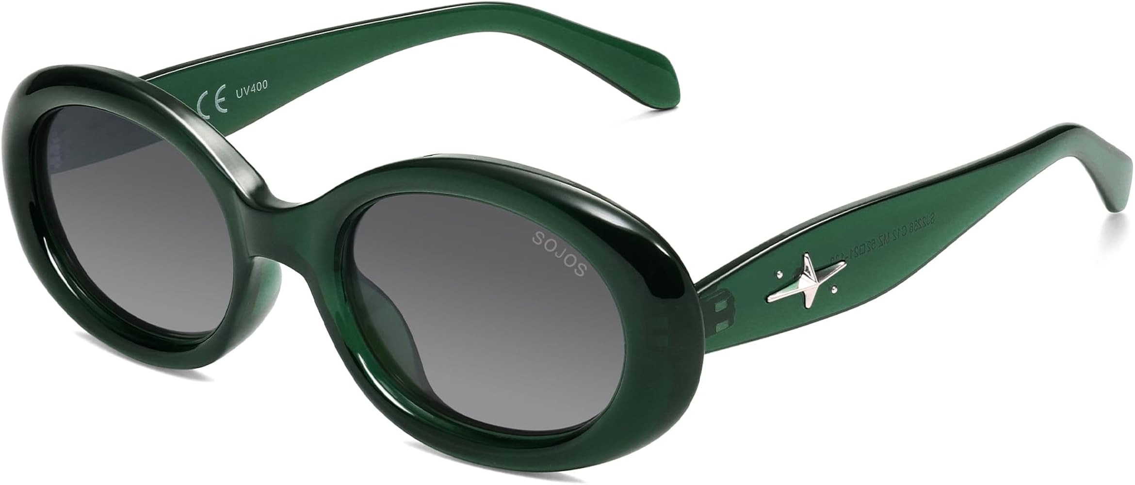SOJOS Small Retro Oval Polarized Sunglasses for Women Men 90s Vintage UV400 Protection Tiny Sun G... | Amazon (US)