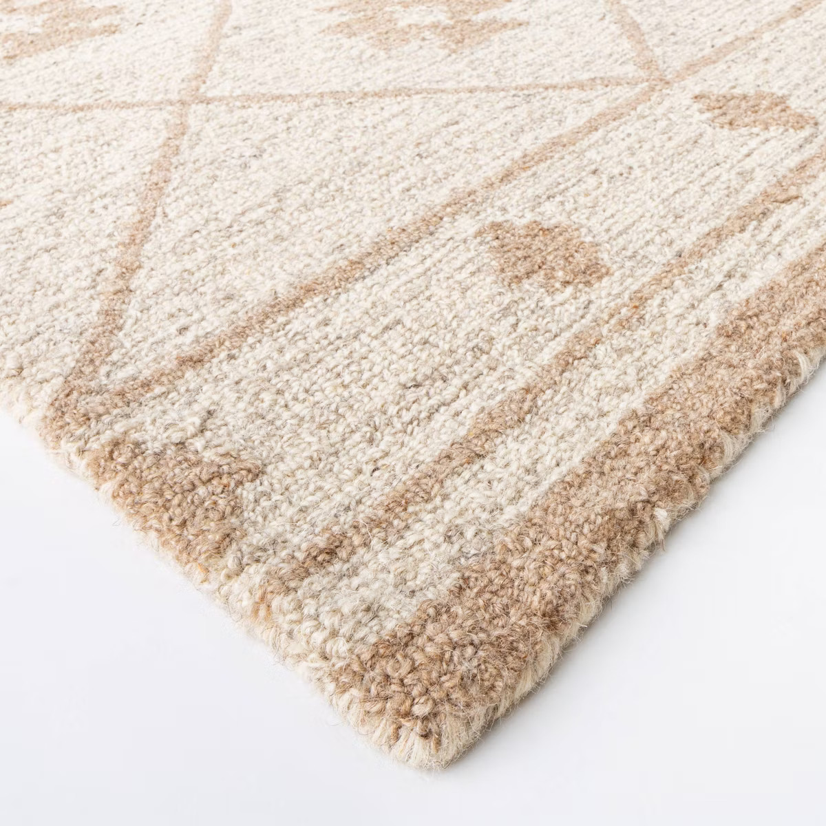 Tremonton Hand Tufted Wool Area Rug Cream - Threshold™ designed with Studio McGee | Target