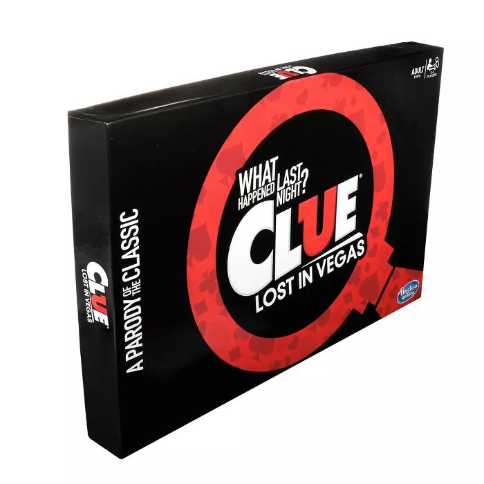 Clue Lost in Vegas Board Game Adult Party Game Parody of the Classic Whodunnit Mystery Game | Target