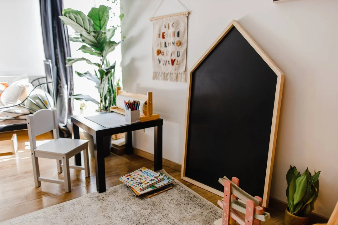 Chalkboard House, Regular66x116cm/26x46 With Wooden Frame, Montessori, Quiet Time, Toddler, Homes... | Etsy (US)