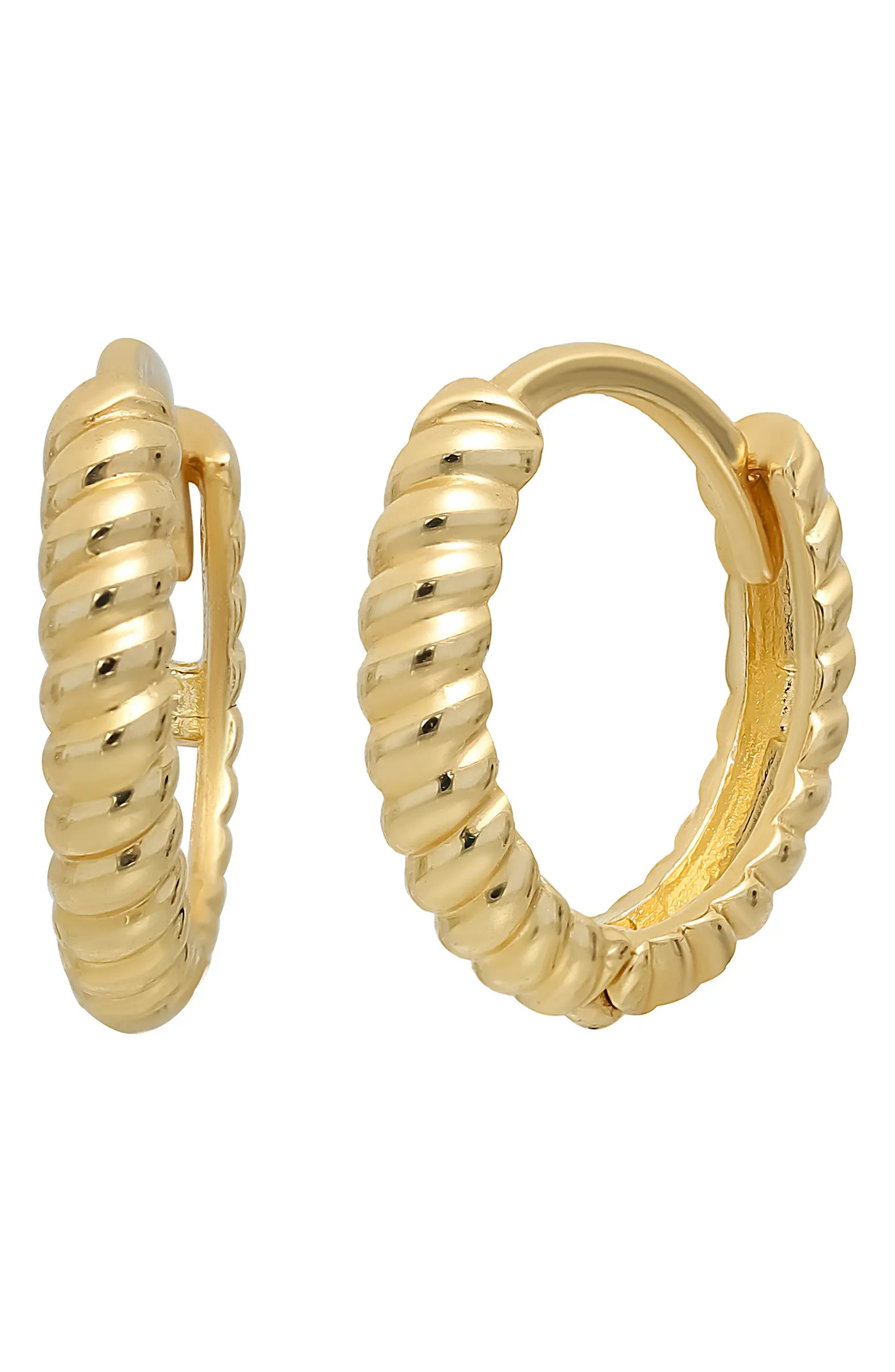 14K Gold Twisted Hoop Earrings | Nordstrom