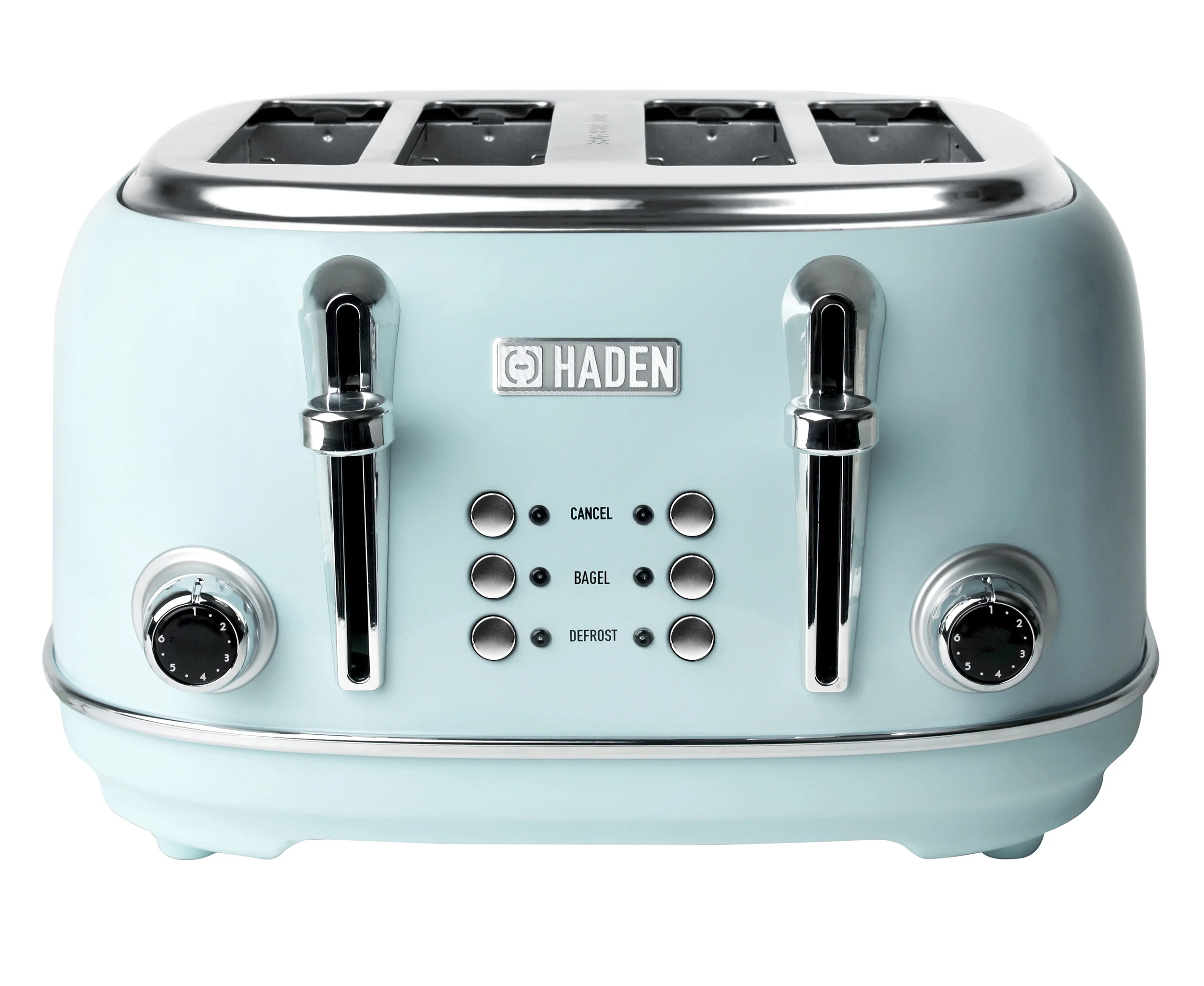 Haden Heritage 4-Slice Wide Slot Stainless Steel Toaster, Turquoise 75005 - Walmart.com | Walmart (US)