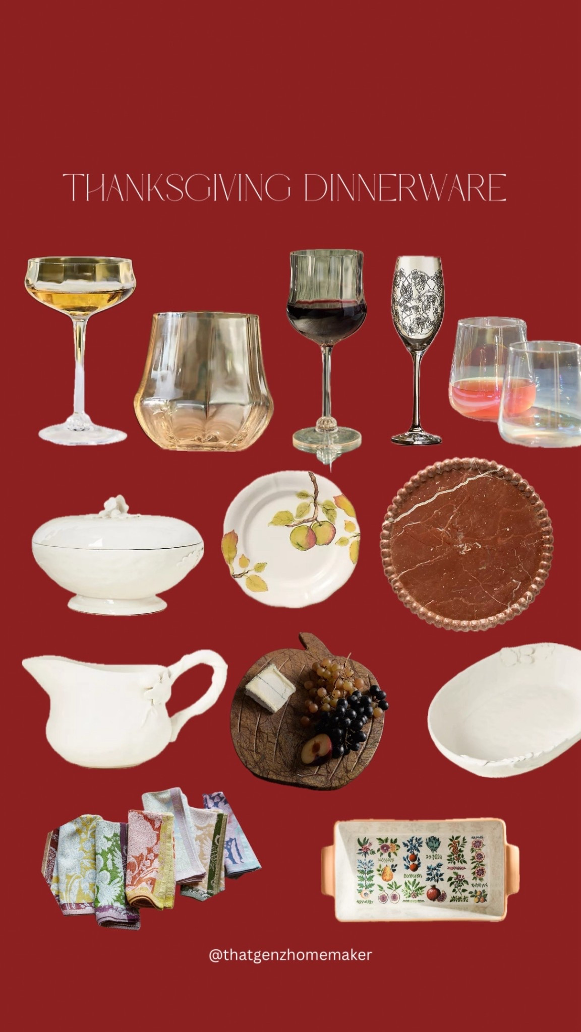 thanksgiving dinnerware - serving dishes, drinking glasses, cheeseboards, and more for hosting thanksgiving dinner



#LTKHome #LTKParties #LTKSeasonal