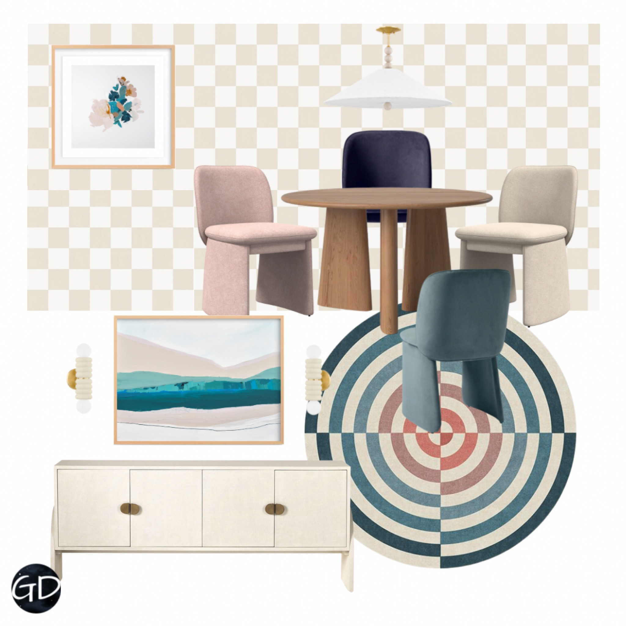 Modern Dining Room design with fun pops of color! 

#LTKFind #LTKstyletip #LTKhome