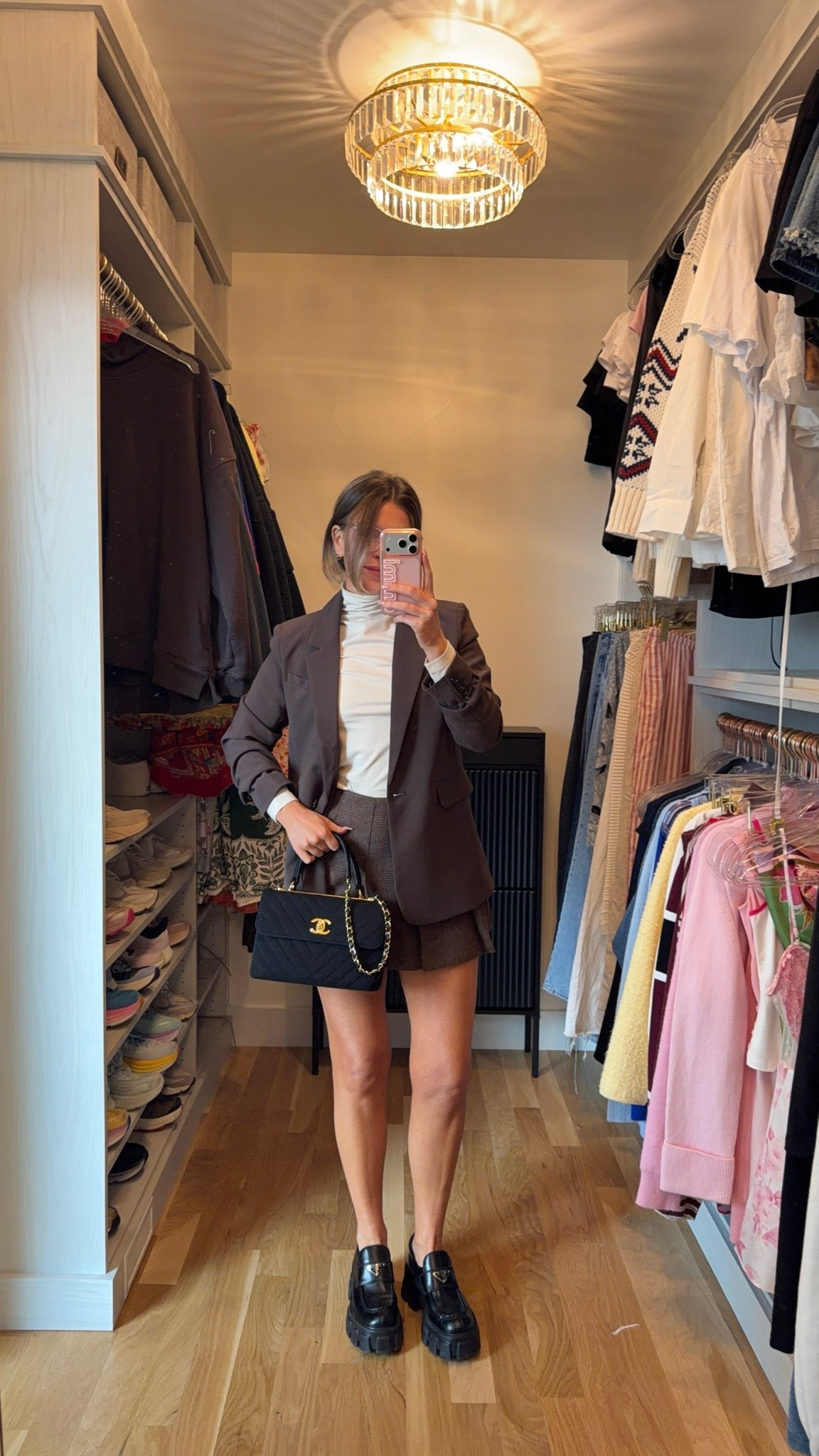 abercrombie fall pleated skort worn with brown blazer over a white turtleneck and chunky black loafers 🍂

I’m 5’4” and typically wear a size small / 2

fall skort, autumn looks, casual summer outfits, fall outfit ideas, everyday fall outfits, fall fashion finds, pleated skirt, skirt with shorts, skort, one dress multiple ways, cowgirl boots, western, comfortable outfits

#LTKSeasonal #LTKootd #LTKU