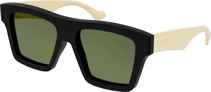 Gucci 55mm Rectangular Sunglasses | Nordstrom | Nordstrom