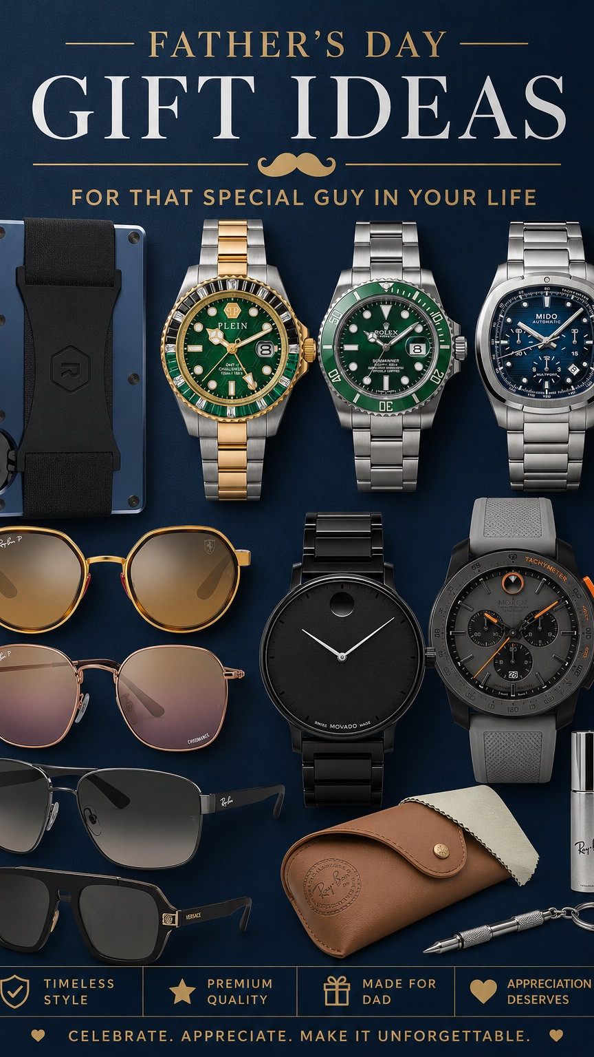Father’s Day is right around the corner and these are the kind of gifts that make him feel seen, appreciated, and spoiled all at once. 🤍 From luxury watches and sleek sunglasses to everyday essentials he’ll actually use… these finds are next level.

Whether you’re shopping for your husband, dad, boyfriend, brother, or the amazing father of your babies… I rounded up some timeless gift ideas he’ll genuinely love this year. ✨

Because let’s be honest… men are HARD to shop for, but these? Absolute winners. 👏🏼

Everything linked in my LTK. 🖤

#fathersdaygifts #giftideasforhim #ltkmensstyle #mensgiftguide #fathersdayideas

#LTKSaleAlert #LTKWedding #LTKMens