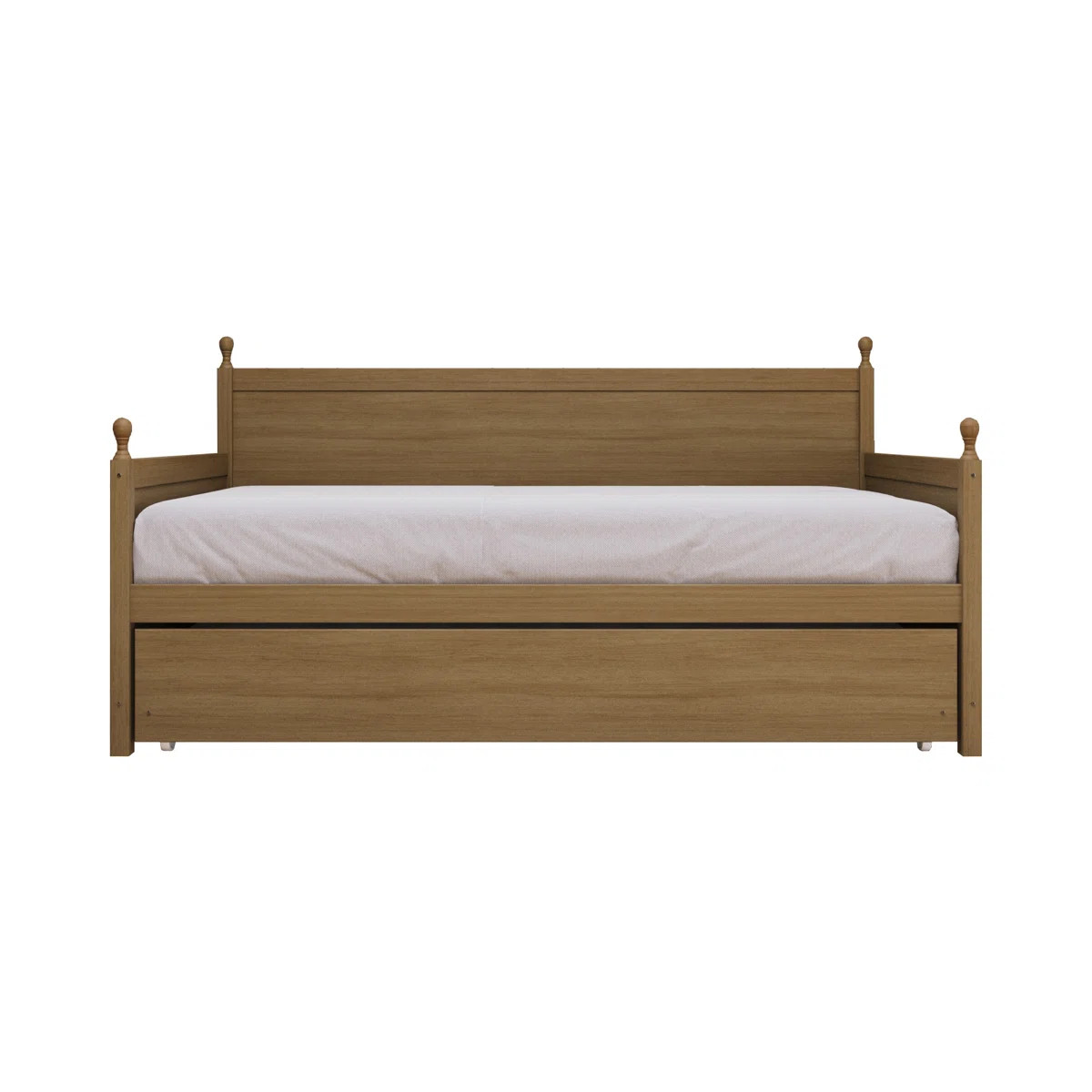 Nyagoa Solid Wood Twin Size Daybed with Twin Size Trundle | Wayfair North America