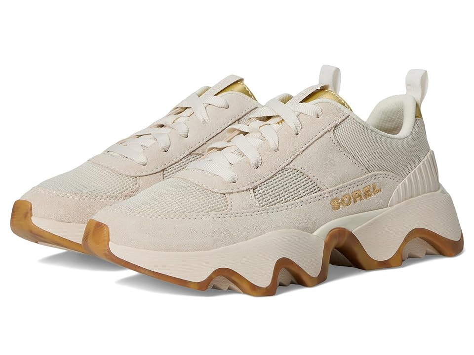 SOREL Kinetic Impact II Wonder Lace Women's Snow Shoes True Gold/Chalk : 10.5 B - Medium, Leather/Suede/Textile | Zappos