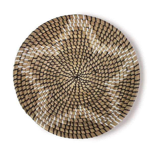 Natural Seagrass Woven Fruit Basket Bowl | Rustic Boho Decor Wall Hanging for Home Decoration and... | Made Terra