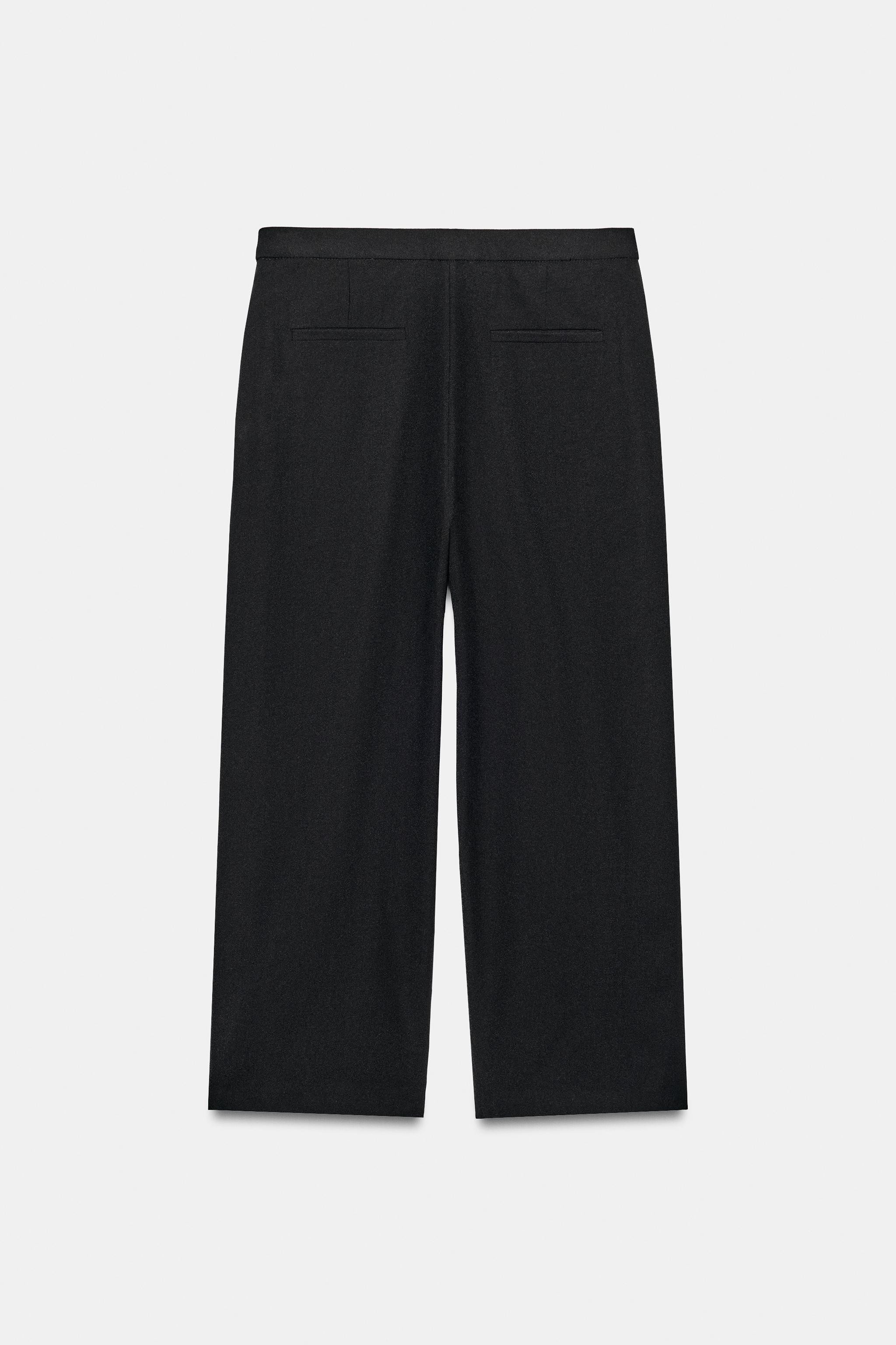 ZW COLLECTION TROUSERS WITH FRONT PLEATS | Zara UK