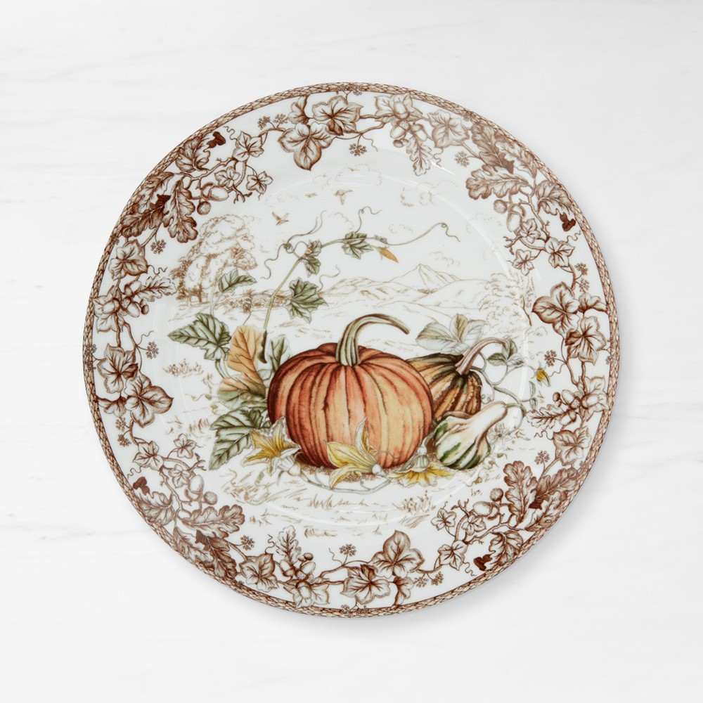 Plymouth Pumpkin Dinner Plates | Williams-Sonoma