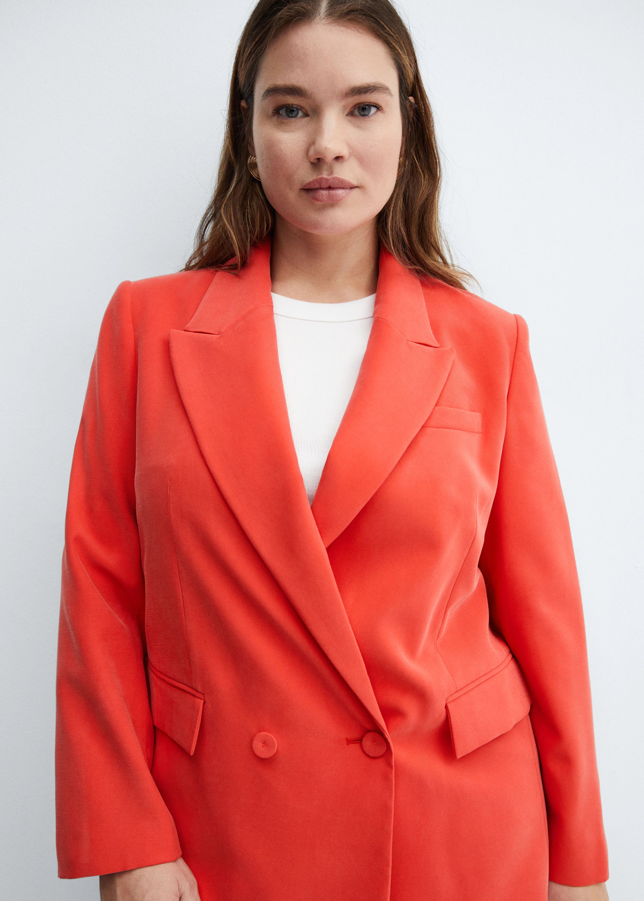 Double-breasted suit blazer | MANGO (US)