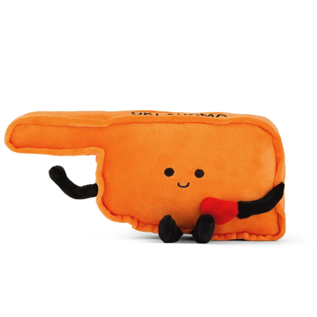 Oklahoma Stuffed State Plush — Dorm Decor, Graduation Gifts, Mother's Day, Unique Gifts for Her... | Etsy (US)