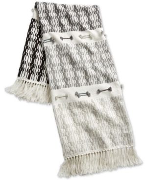 Oxford Collection 100% Cotton 50" x 60" Ombre Knit Throw, Created for Macy's | Macys (US)
