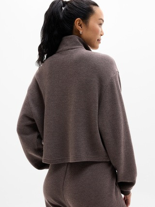 Tranquil Waffle 1/2 Zip Sweatshirt | Athleta