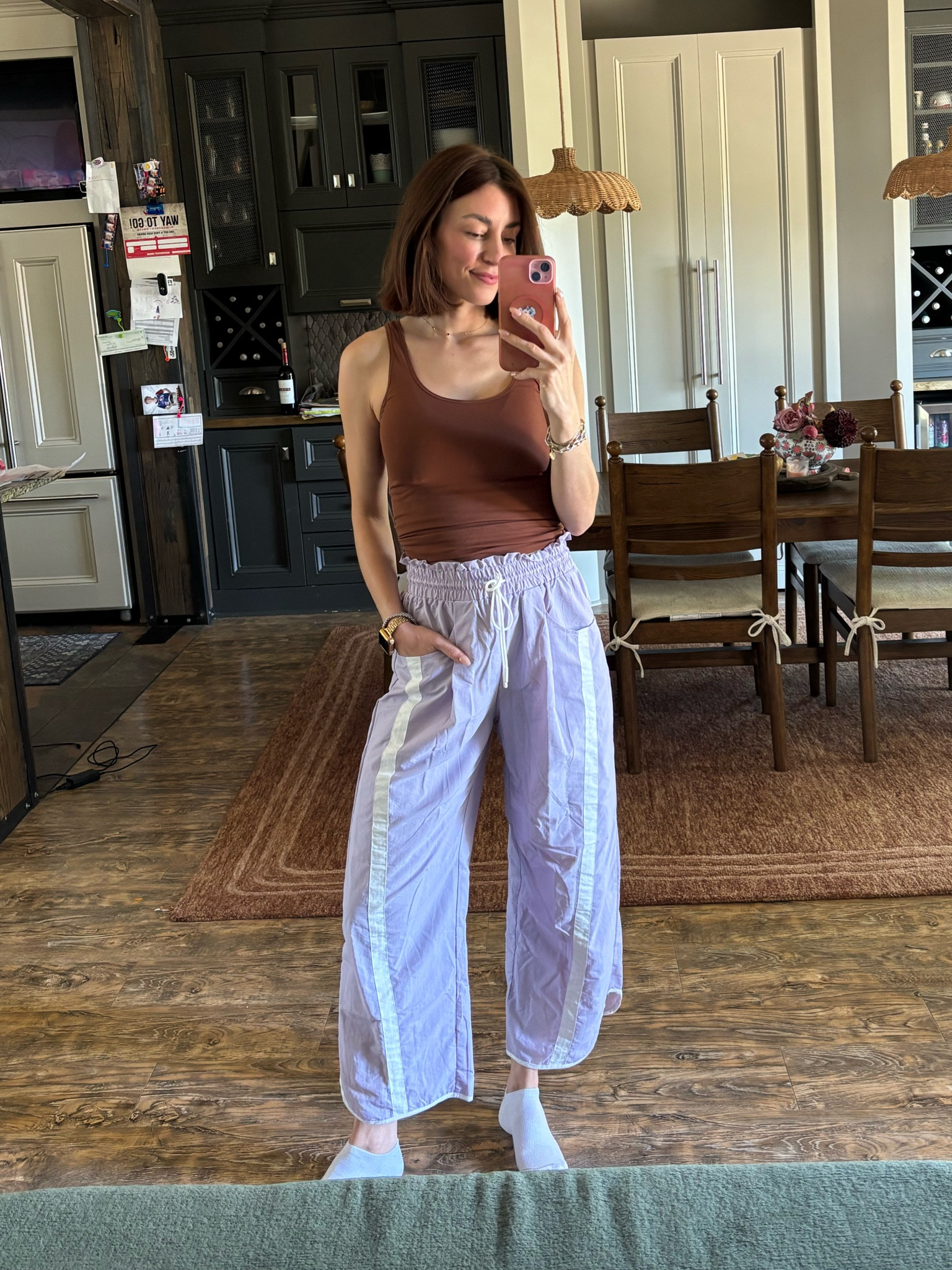 Wearing size small in these pants - soo cute and lightweight 