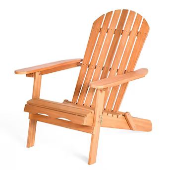 Forclover Adirondack Chair Stackable Frame Stationary Adirondack Chair(s) with Slat Seat | Lowe's