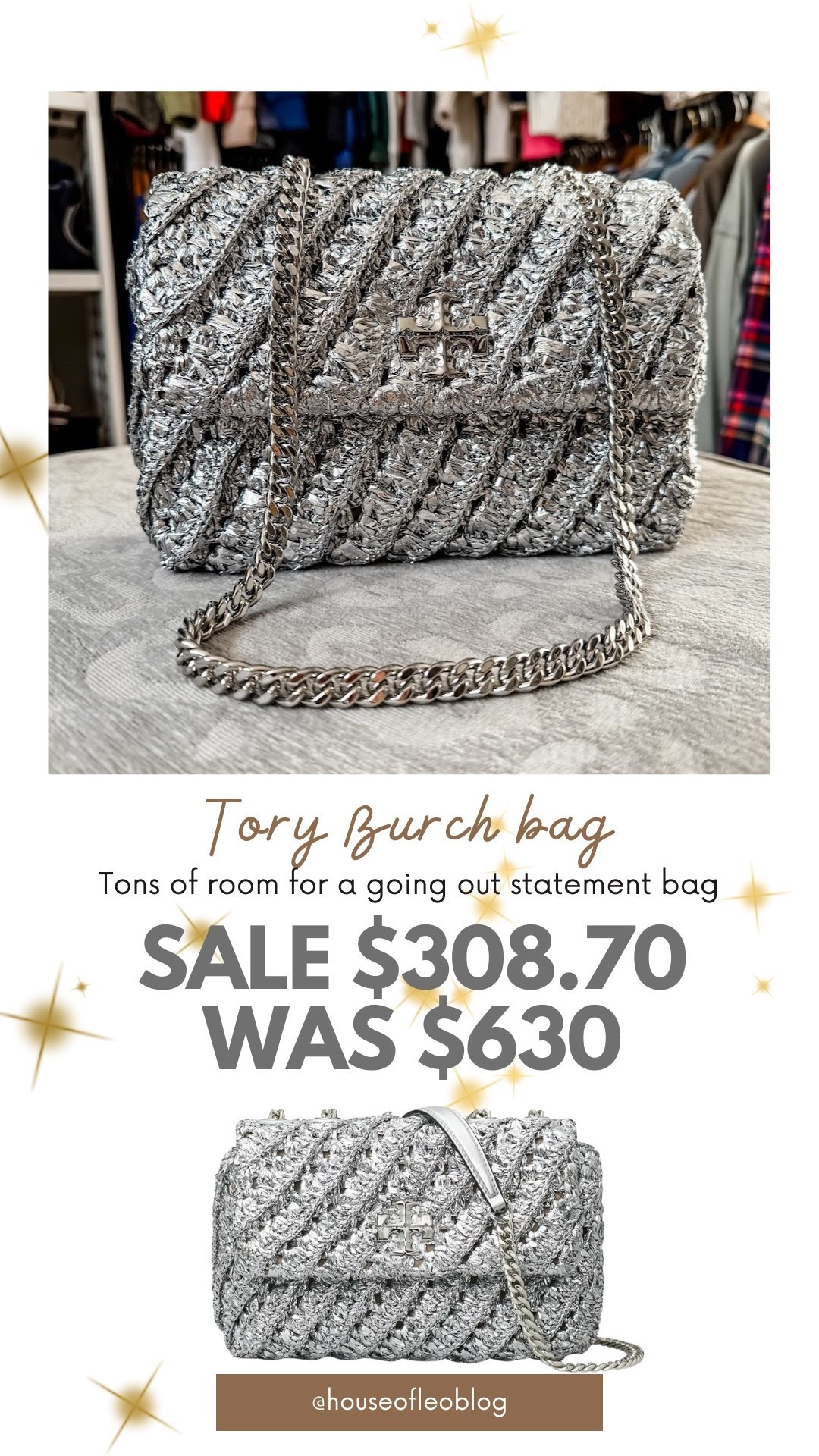 Holiday bag, dressy bag, evening bag, Tory Burch bags, silver bag, metallic bag, statement bags

#LTKSaleAlert #LTKHoliday #LTKGiftGuide