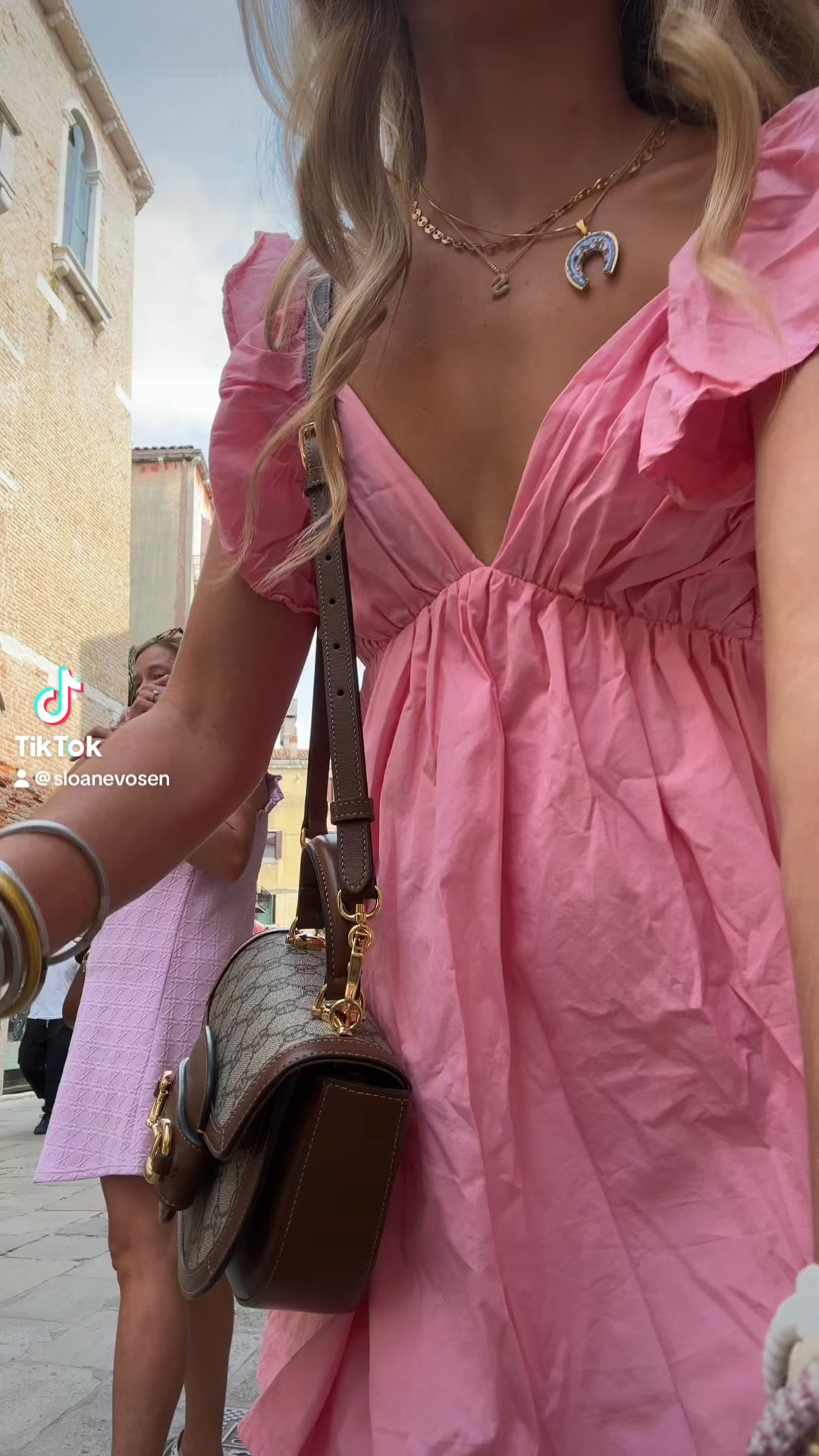 Amazon dress, Zebaexf Womens Spring Summer V Neck Knot Back Causal Strap Short Flowy Swing Mini Dress. For love and lemons dress dupe. Italy. Venice Italy outfits. Amazon dress. Sam Edelman slides  

#LTKItBag #LTKVideo #LTKShoeCrush