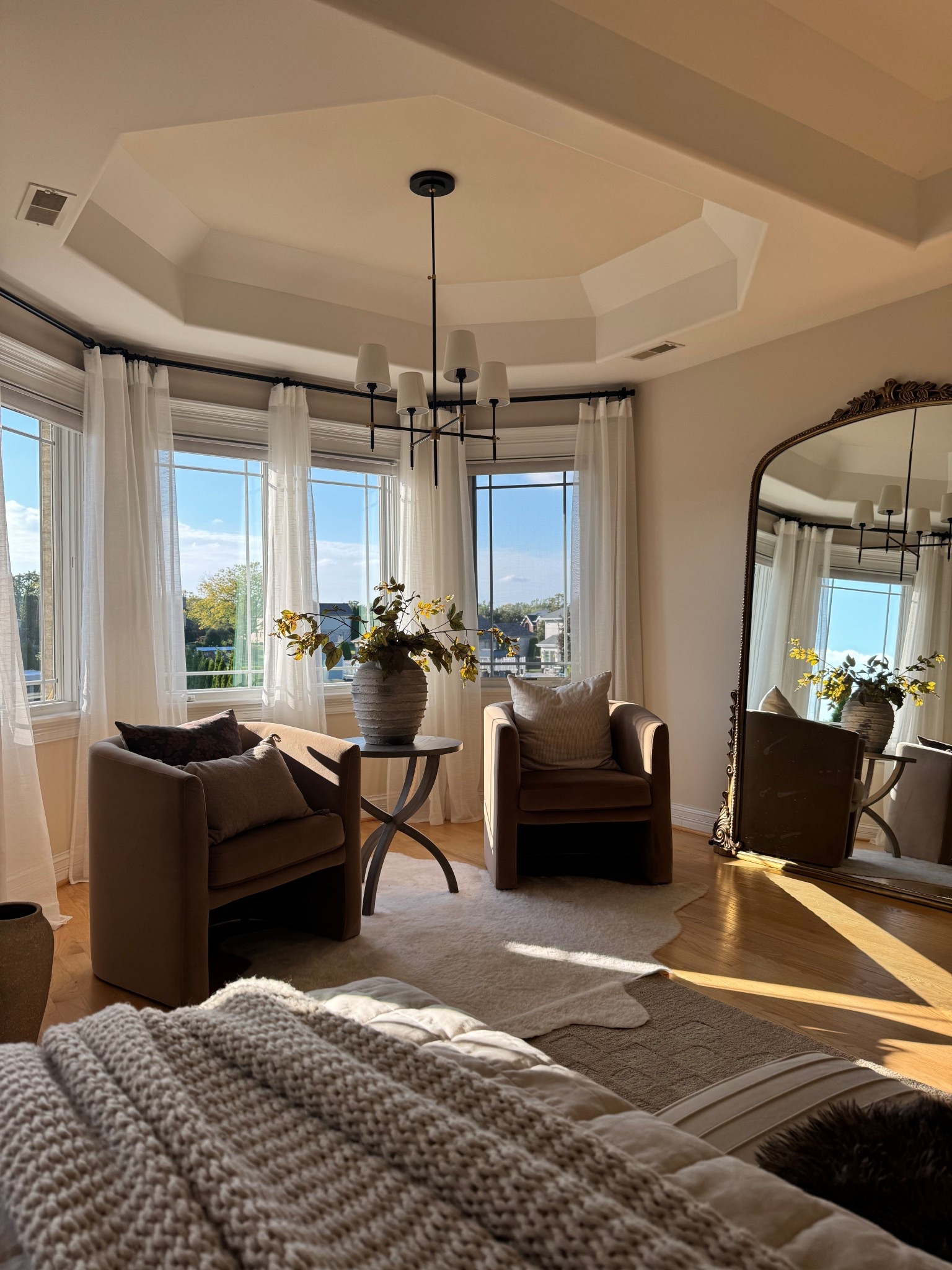 Bedroom sitting area 🤎 

Neutral, target style, bedroom inspo, target gome, bedroom decor, floor mirror, earthy, master bedroom, primary suite, bedding, home,  #cozyhome #targethome #primrosemirror #targetstyle #amazonhome #bedroominspo #neutralhome 

#LTKSeasonal #LTKSaleAlert #LTKHome