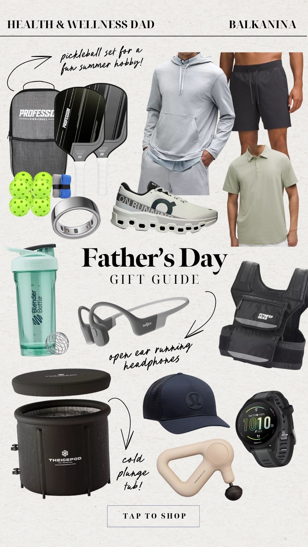 Last minute Father's Day Gift guide for the health & wellness obsessed dad! The dad who's always at the gym, super into fitness, and on the latest health kick! Some of these even double as gifts to yourself. 

Father's Day gift guide, Dad gifts, What to get him, gym bro, Father's Day gifts

#LTKmomlife #LTKMens #LTKSeasonal