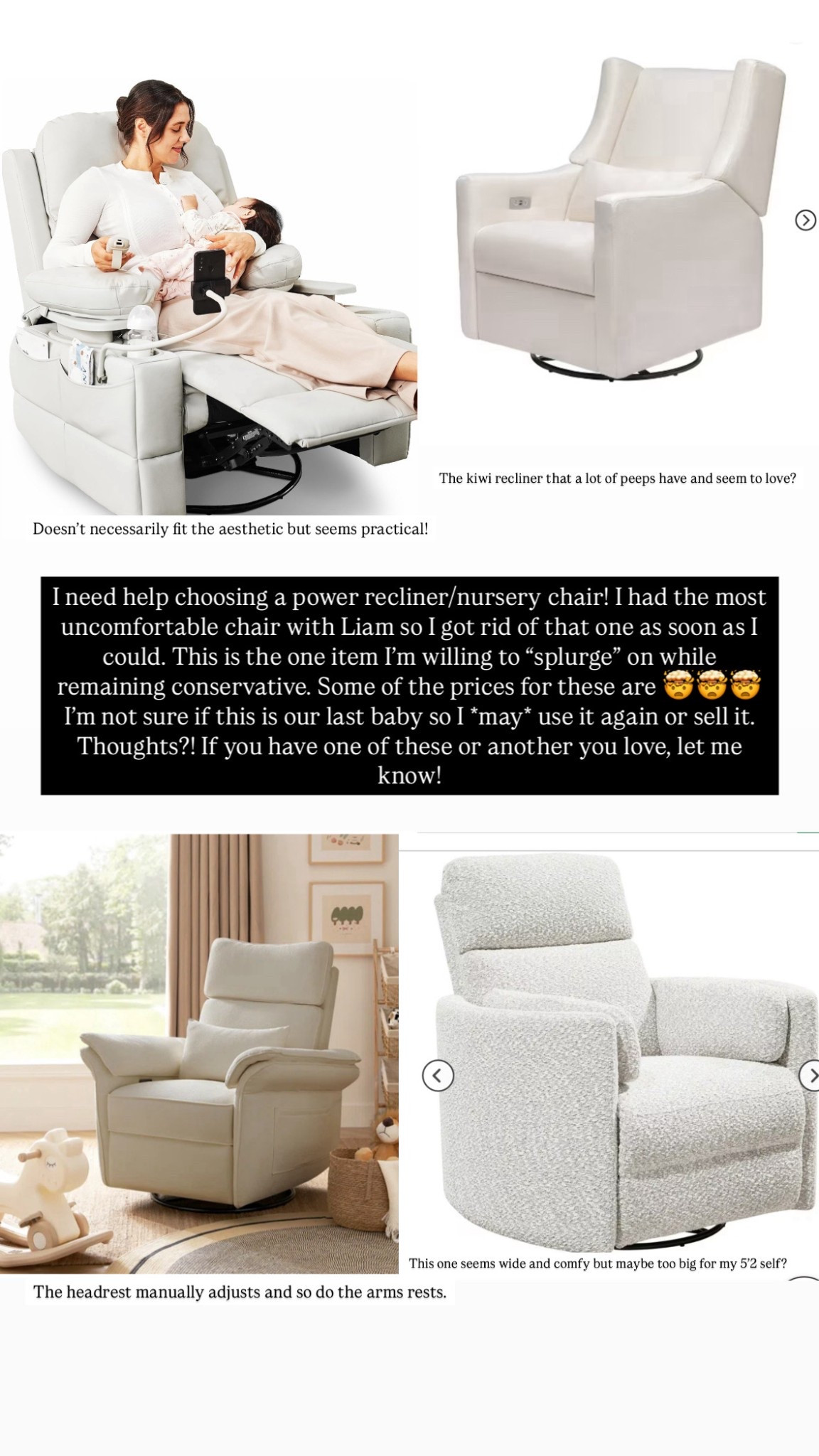 Have a nursery chair you love? Let me know! 

#LTKBaby #LTKKids #LTKBump