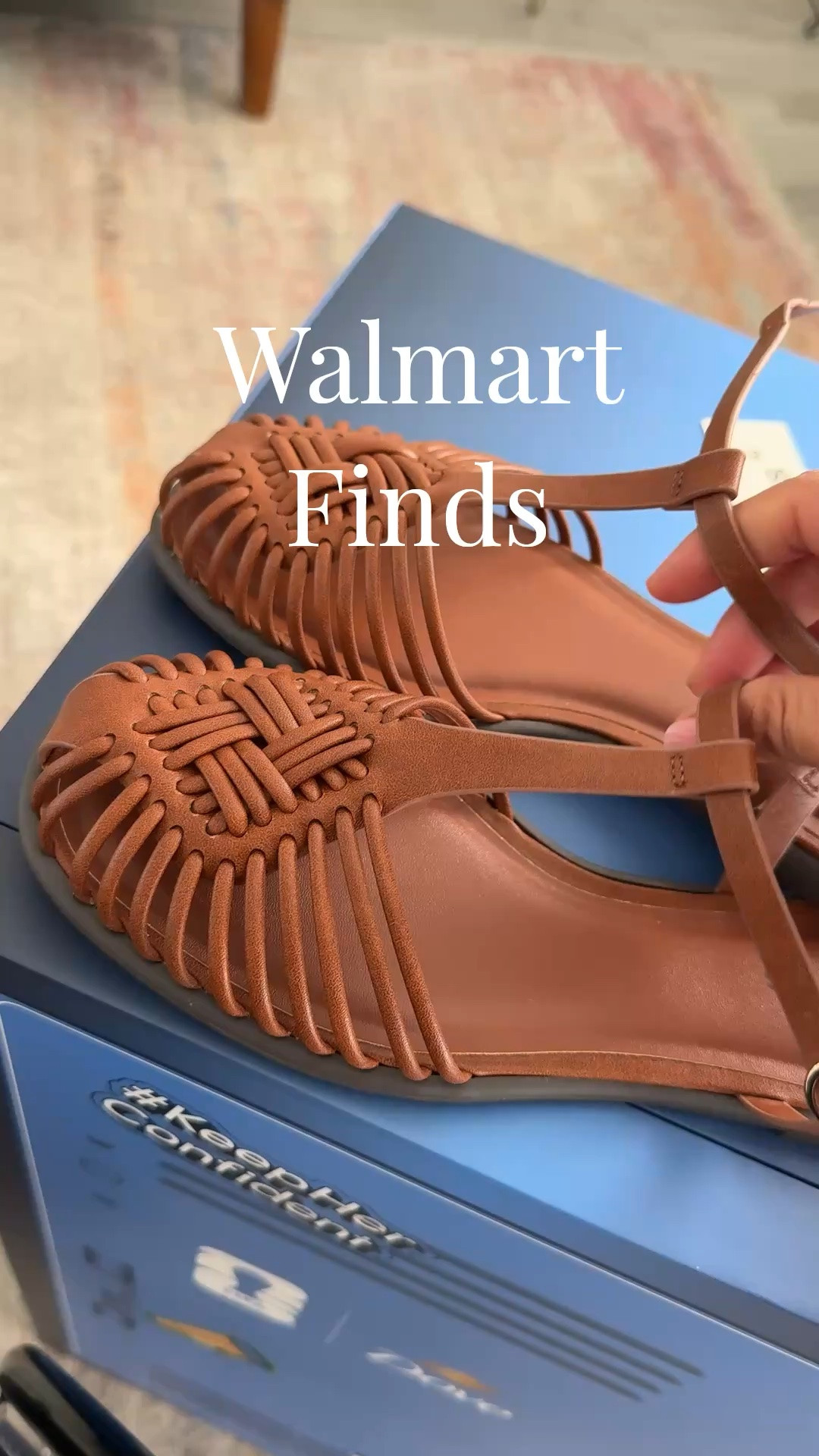 Cute brown sandals from Walmart! Super affordable and comfortable

#LTKU #LTKselfcare #LTKgrwm