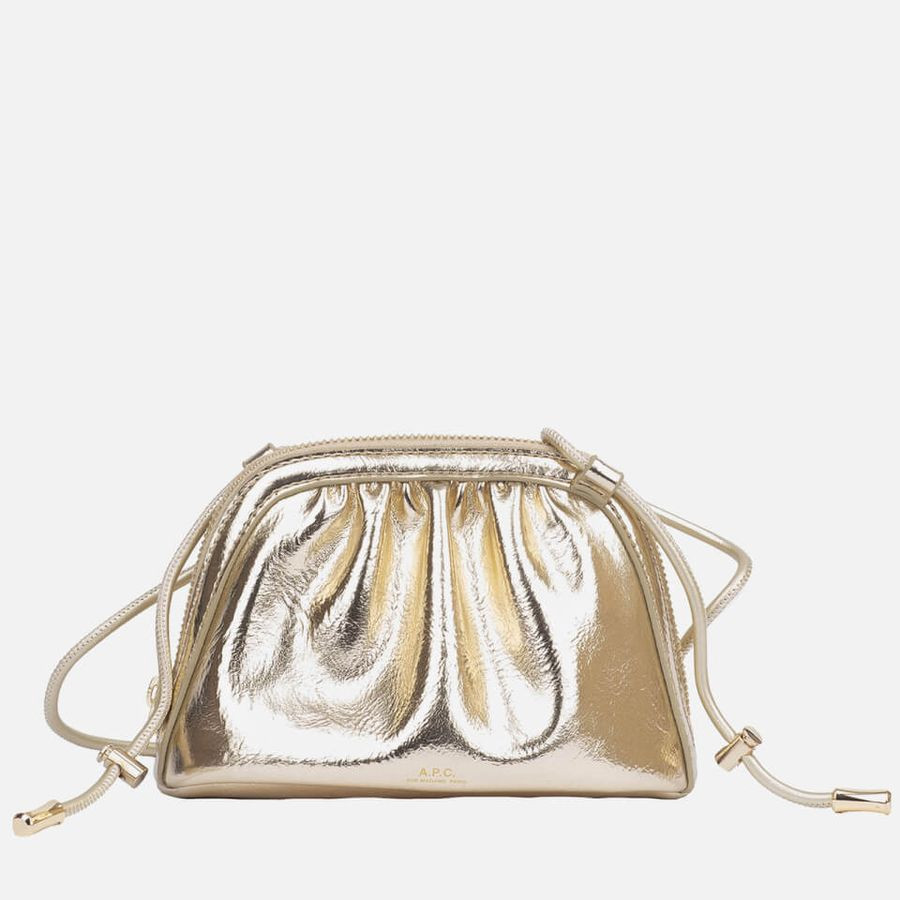 A.P.C Ninon Small Metallic Faux Leather Cross-Body Bag | Coggles (Global)