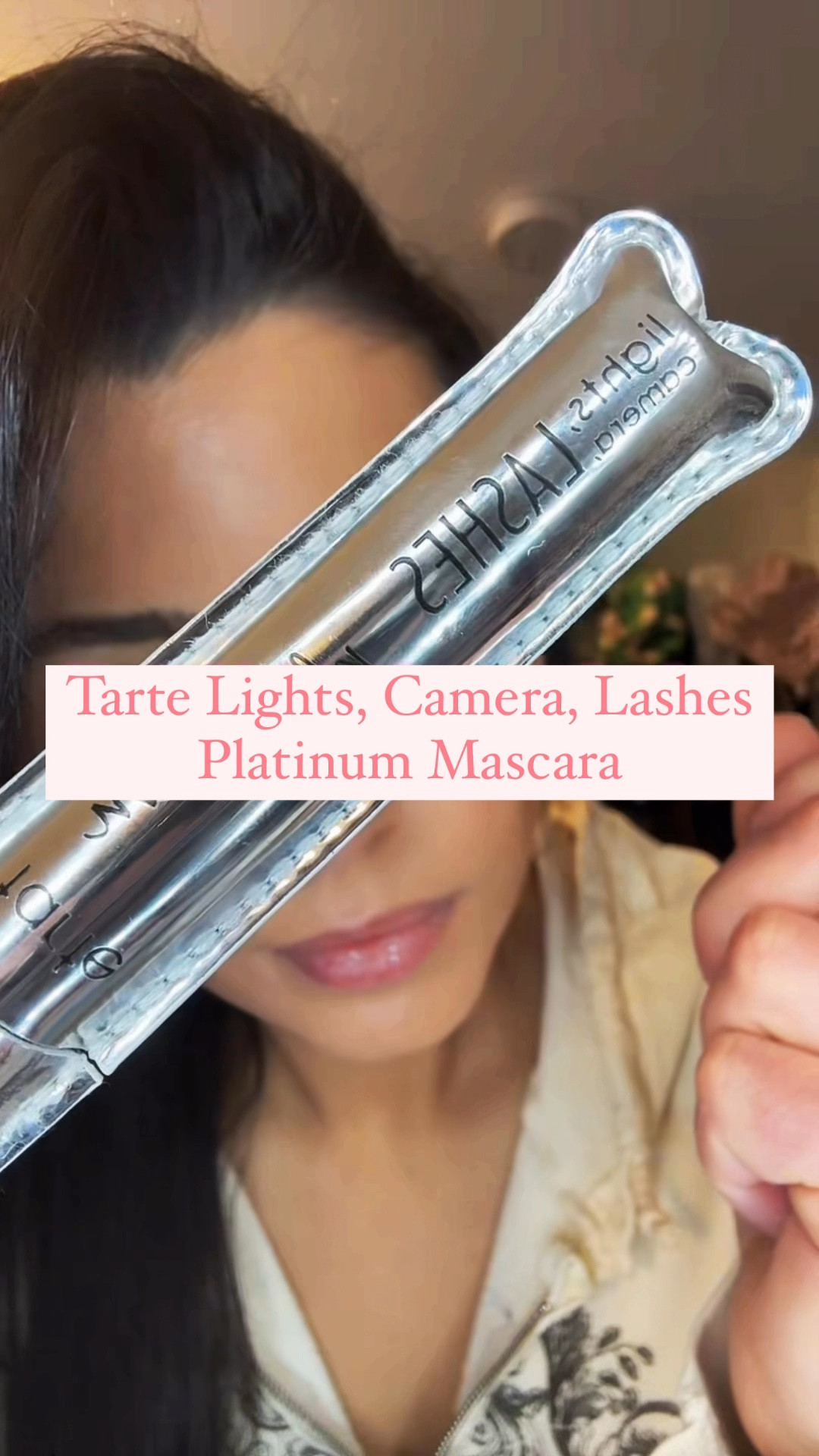 A mascara & lash serum in one tube! 😍Level up your lash game with Tarte's Lights, Camera, Lashes Platinum Mascara ✨ Obsessed with the length, volume, and drama it gives! A must-have for your makeup bag 💕 #TarteCosmetics #LightsCameraLashes #MakeupFavorites

#LTKGiftGuide #LTKBeauty #LTKFindsUnder50