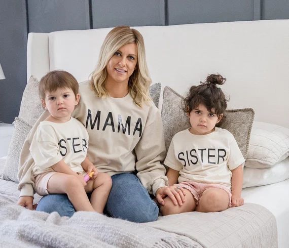 Mama Crew Oatmeal - Motherhood Sweatshirt - Mama Crew - Mom Sweatshirt | Etsy (US)