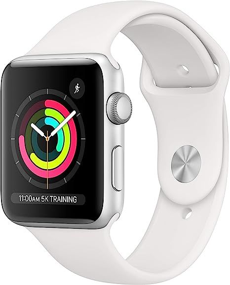 Apple Watch Series 3 [GPS 42mm] Smart Watch w/ Silver Aluminum Case & White Sport Band. Fitness &... | Amazon (US)