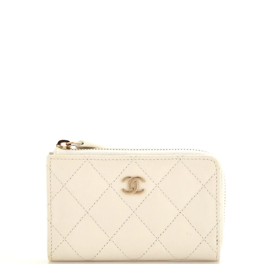 Key Pouch Quilted Caviar | Rebag