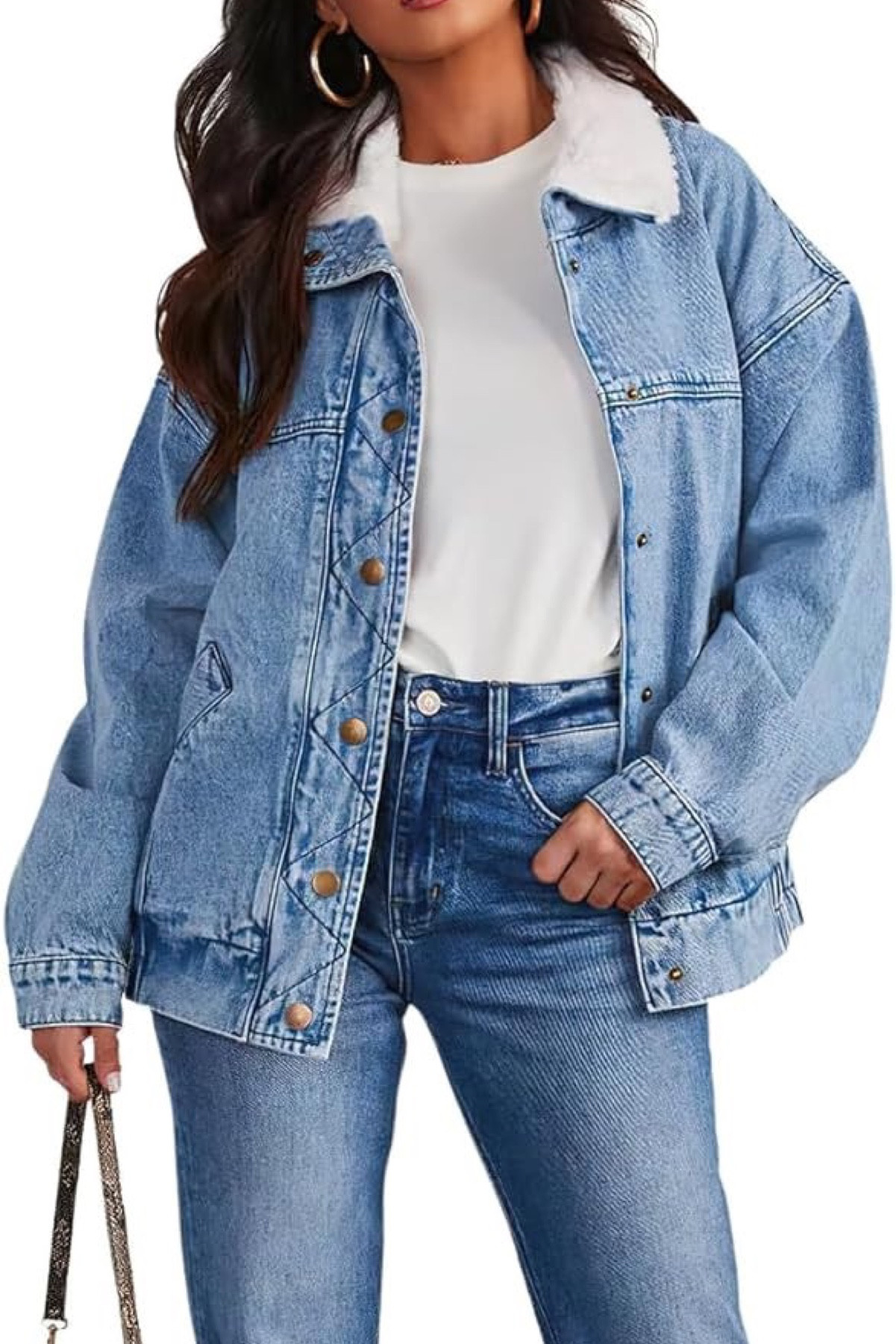 Obsessed with this oversized jean jacket. My go to is my vintage jacket but I think I need this. So cute  

#LTKFindsUnder100 #LTKFindsUnder50 #LTKStyleTip