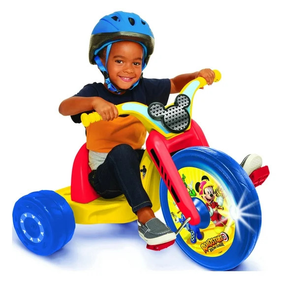 Fly Wheels Mickey Mouse Tricycle with 15 inch Front Wheel with Light Child Age 3 to 7 Years | Walmart (US)