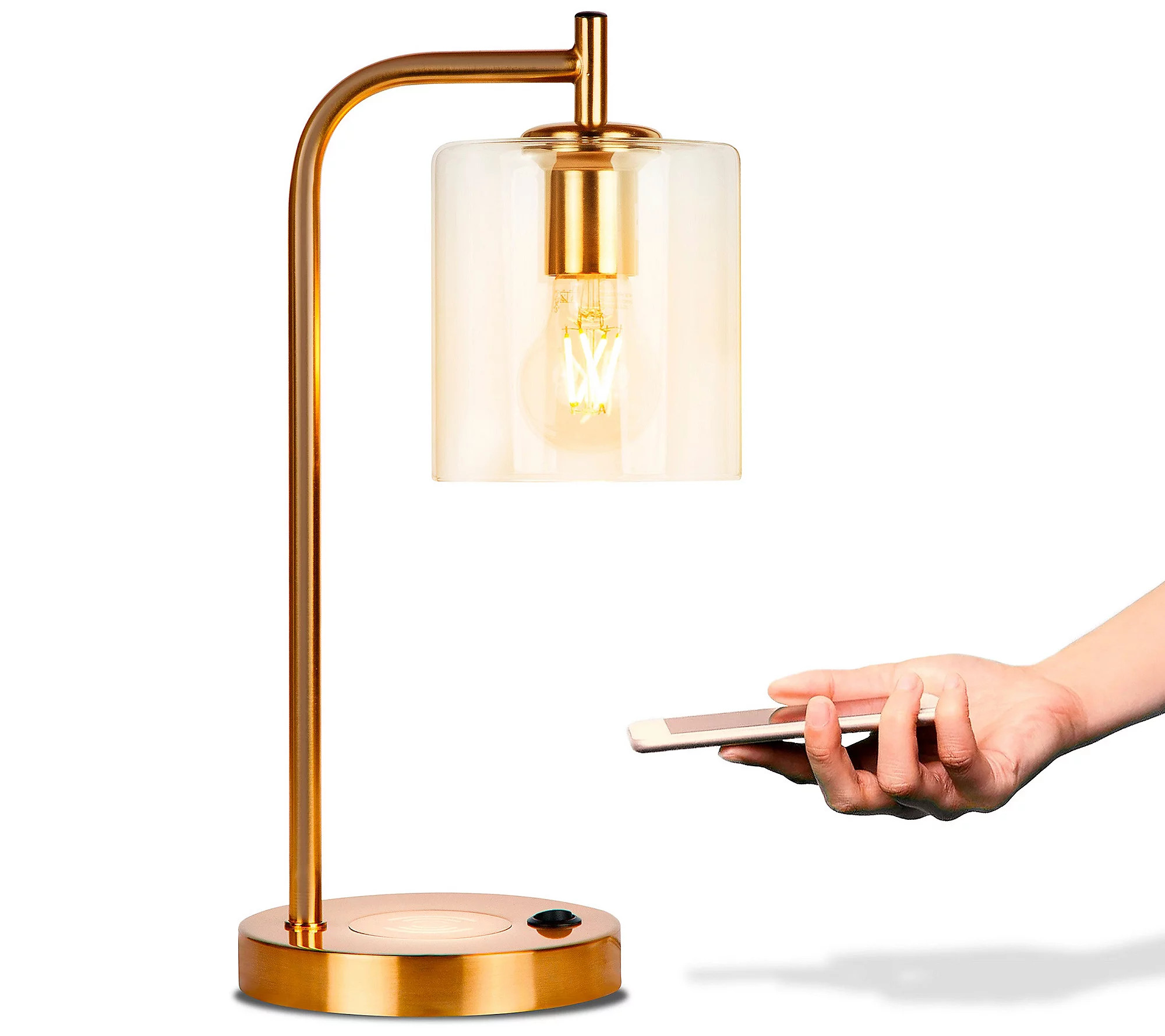 Brightech Elizabeth USB Charging 16 in. LED Tab le Lamp | QVC