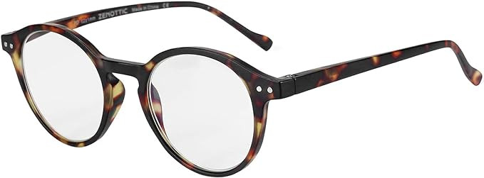 ZENOTTIC Gafas de Lectura de Bloqueo de Luz Azul Lentes Antirreflejos Gafas Retro de Ligero Marco... | Amazon (ES)