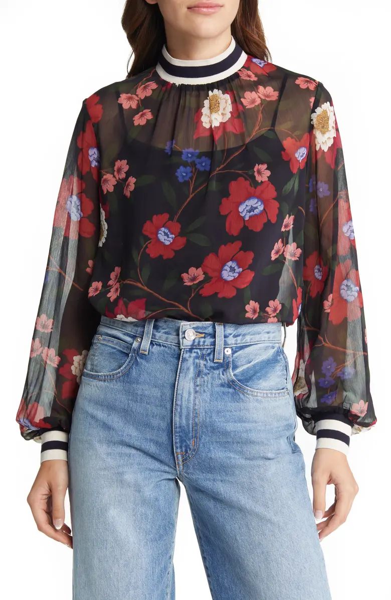 Eloise Sheer Blouse | Nordstrom