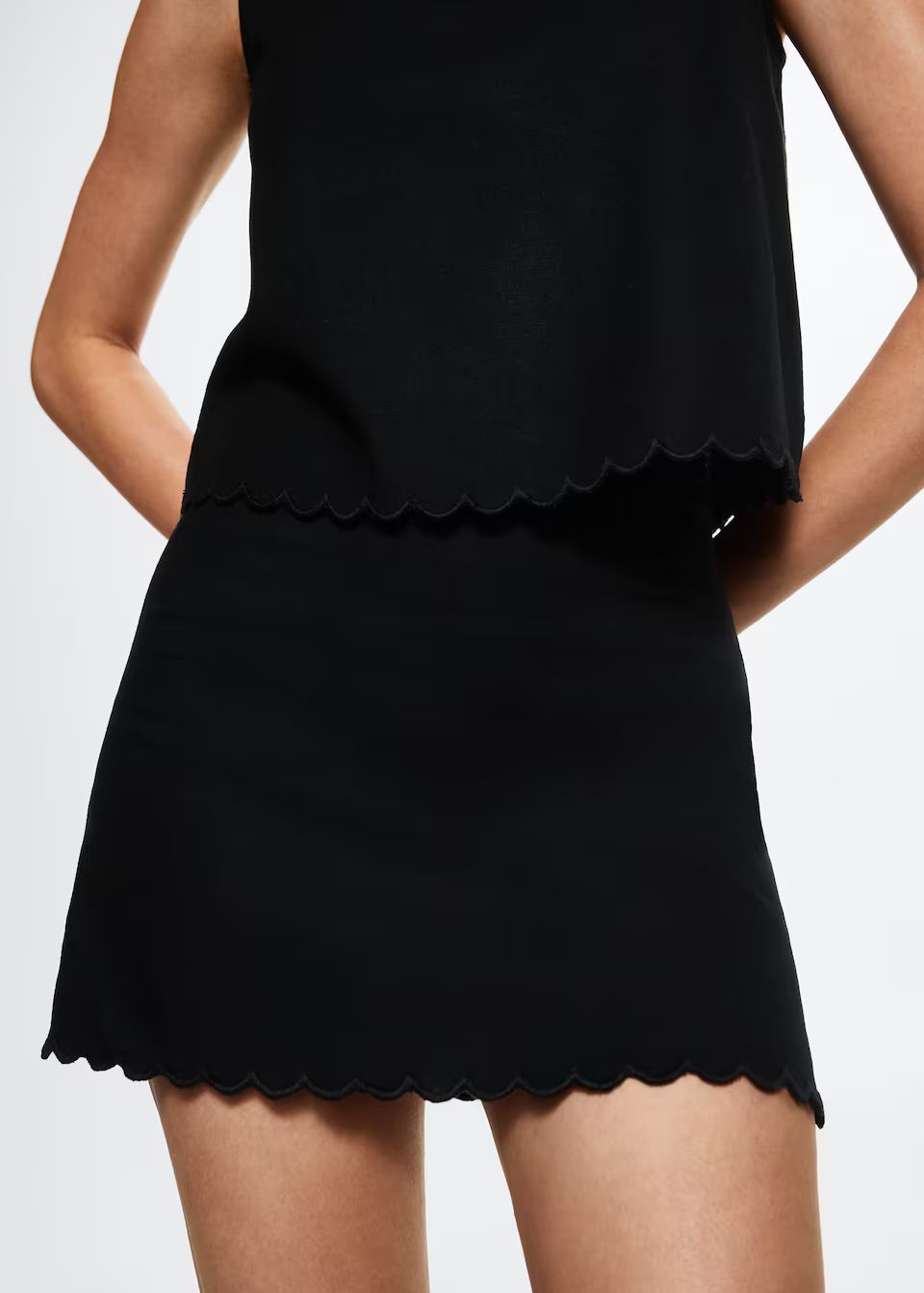 Cotton miniskirt | MANGO (US)