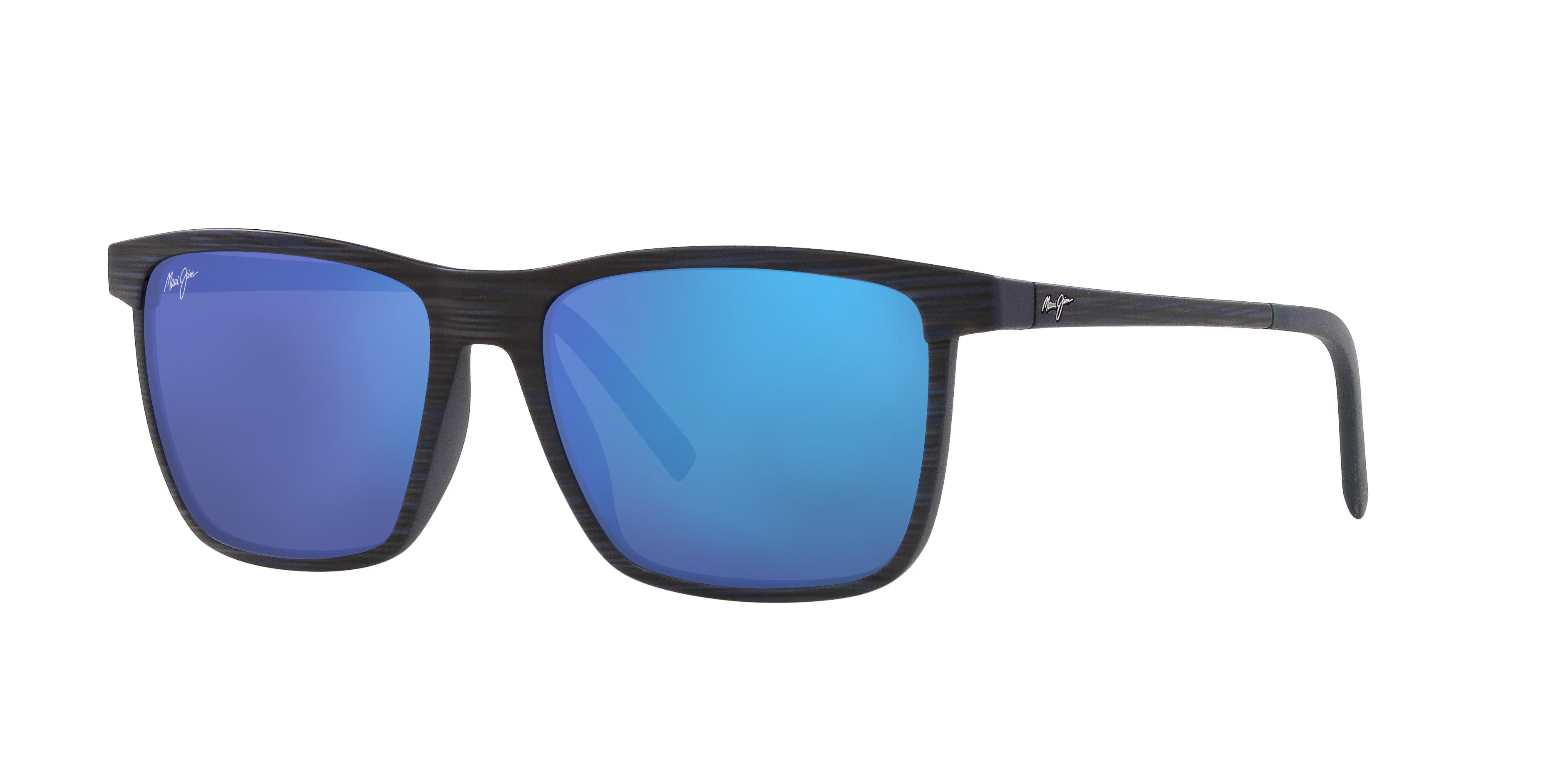 Maui Jim Unisex Sunglass One Way - Frame color: Blue Dark, Lens color: Blue Mirror Polarized | Sunglass Hut EU
