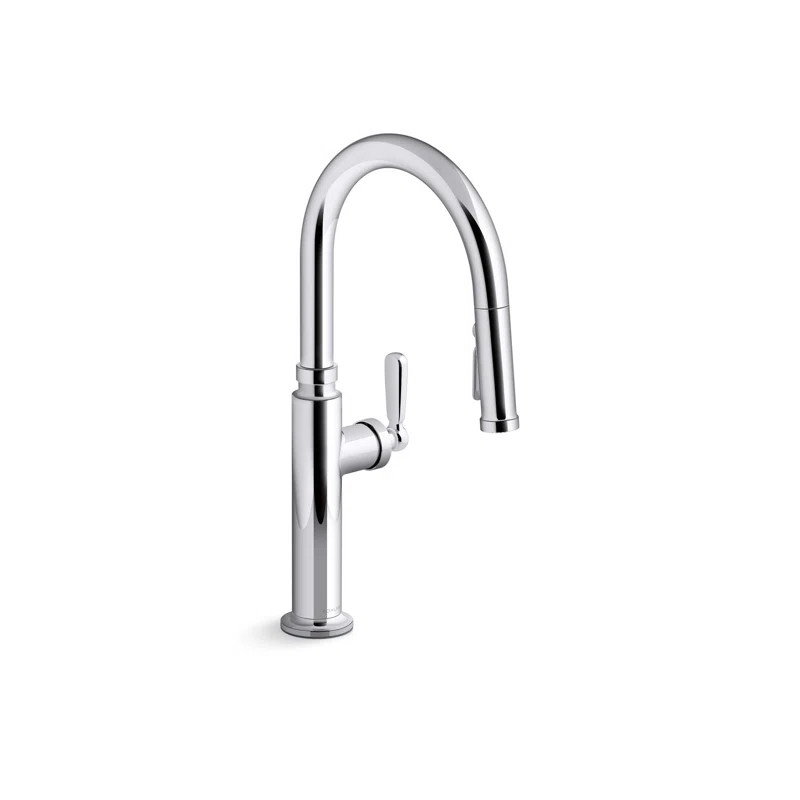 Edalyn by Studio McGee Pull-Down Kitchen Sink Faucet with Three-Function Sprayhead | Wayfair North America