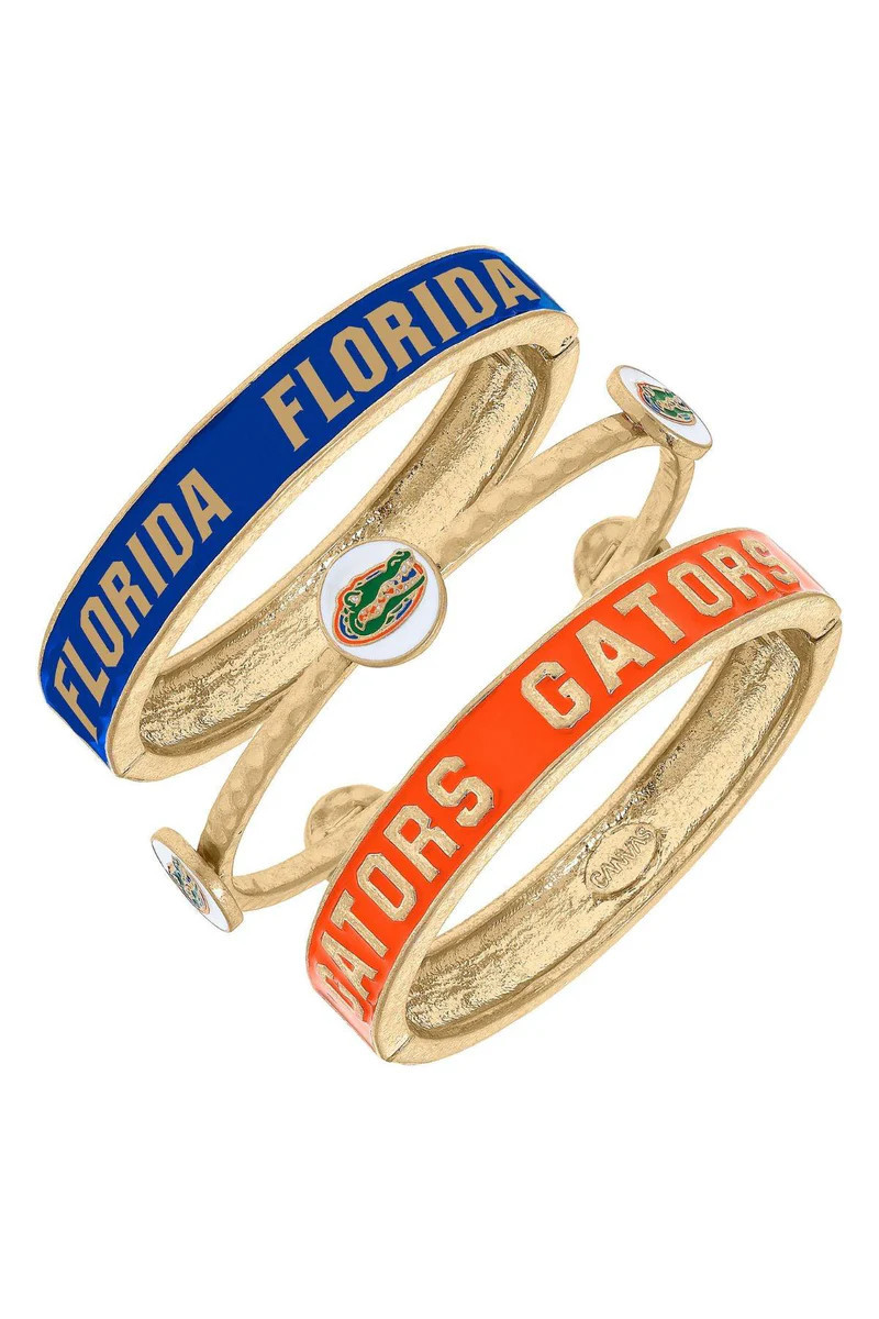 Florida Gators Enamel Bangle Stack (Set of 3) | CANVAS
