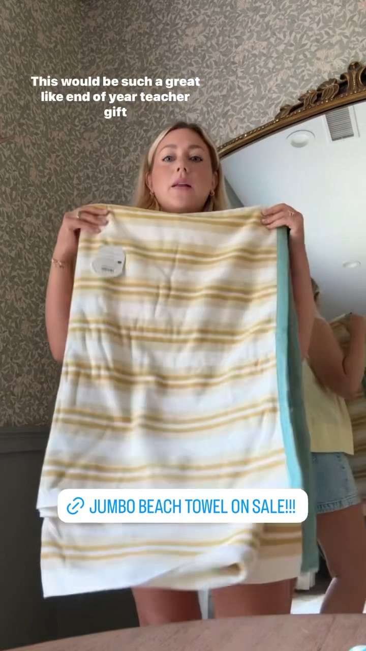 This beach towel is so good!!! It’s HUGE and perfect for the beach! 

THEBLOOMINGNEST towel summer beach target Amazon 

#LTKSeasonal #LTKSaleAlert #LTKFindsUnder50