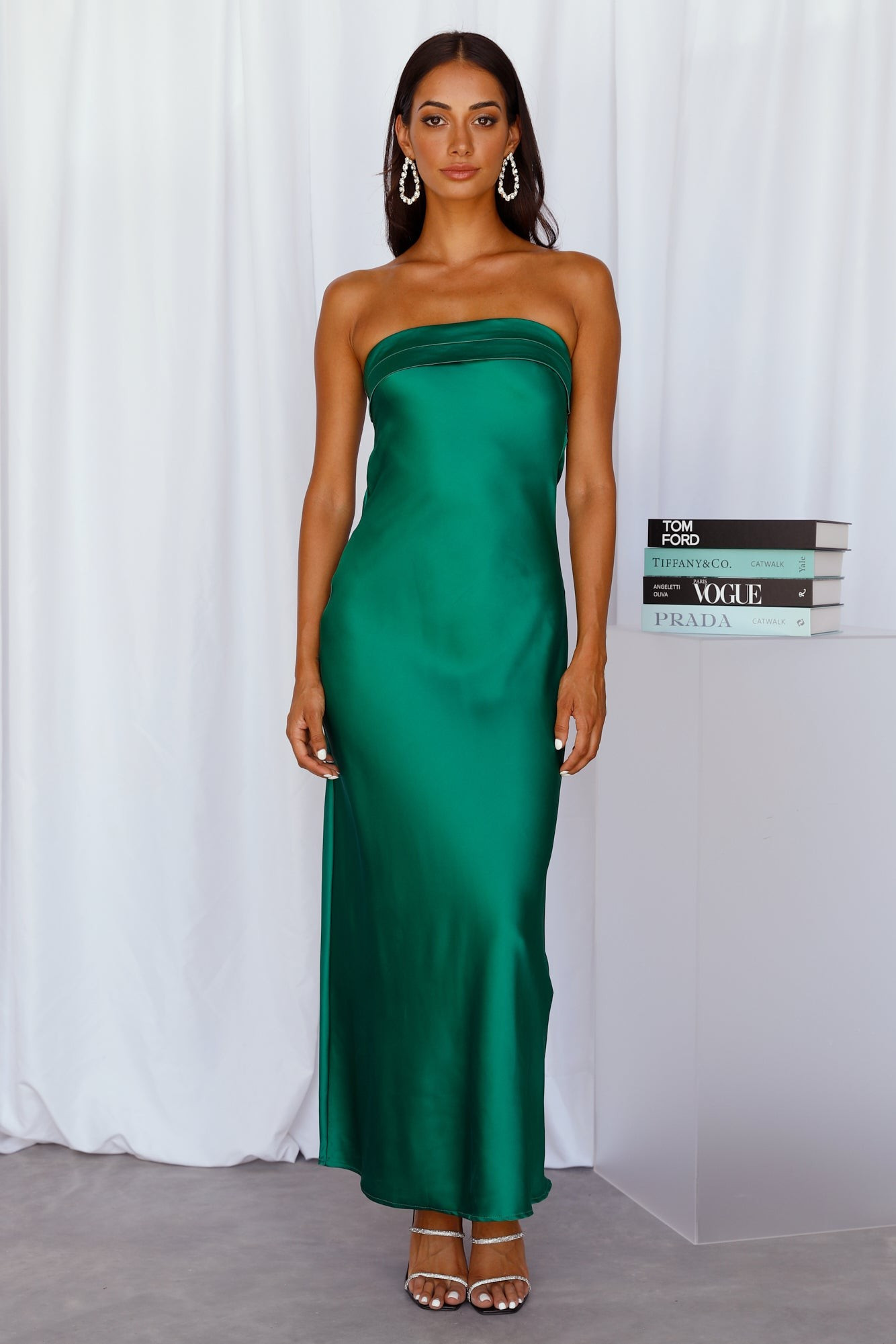 Coolness Calling Maxi Dress Green | Hello Molly (AU)