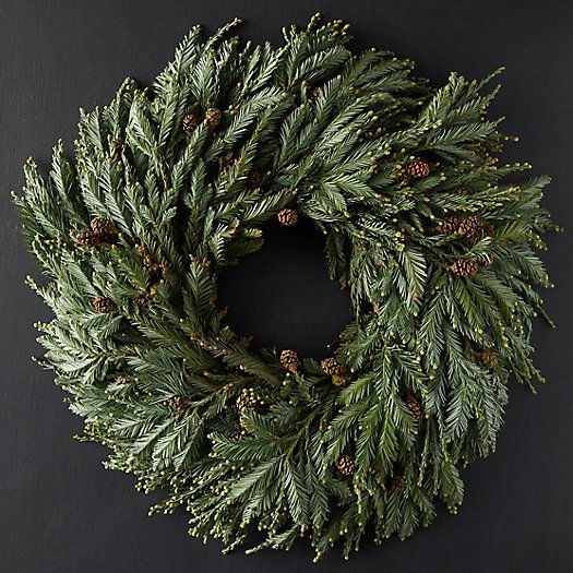 Fresh Redwood Wreath | Terrain